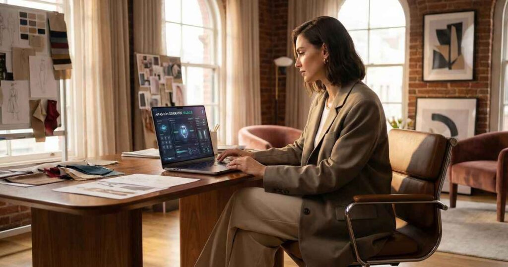 Fashion Prompt AI examples for Midjourney creating high-end editorial fashion images