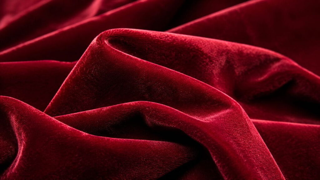 Luxury Red Velvet Couture AI Fashion Prompt