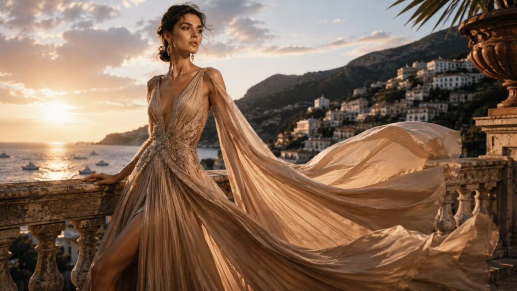 AI Fashion Photography Prompts outdoor fashion photography