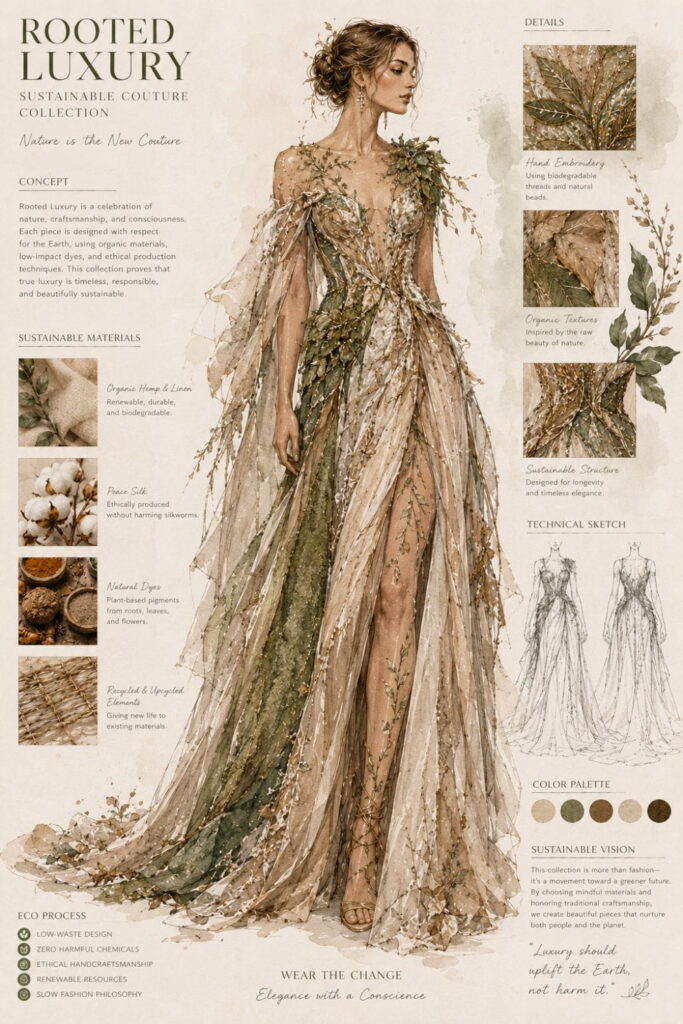 Sustainable AI Fashion Illustration Prompts Sustainable AI Fashion Illustration Prompts