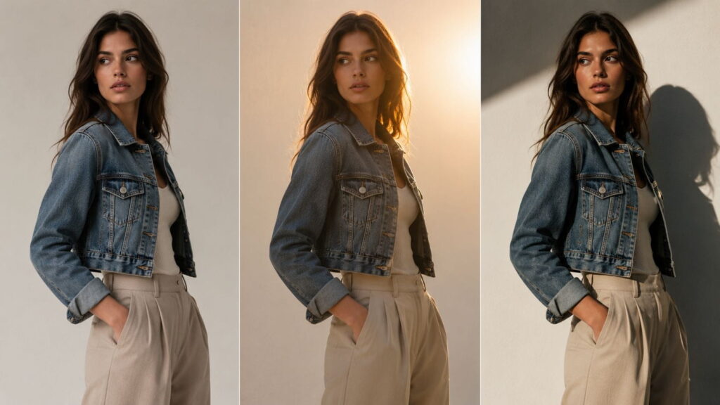 lighting styles for DALL-E fashion photography prompts