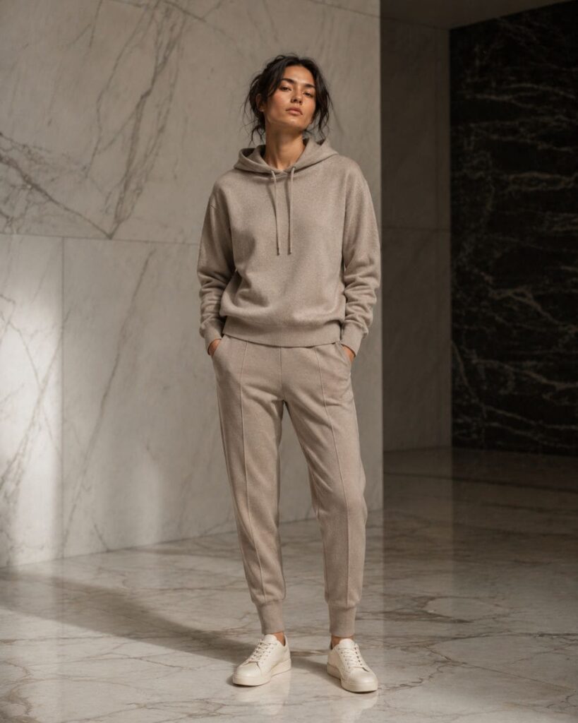  High-end luxury streetwear outfit generated with an AI prompt