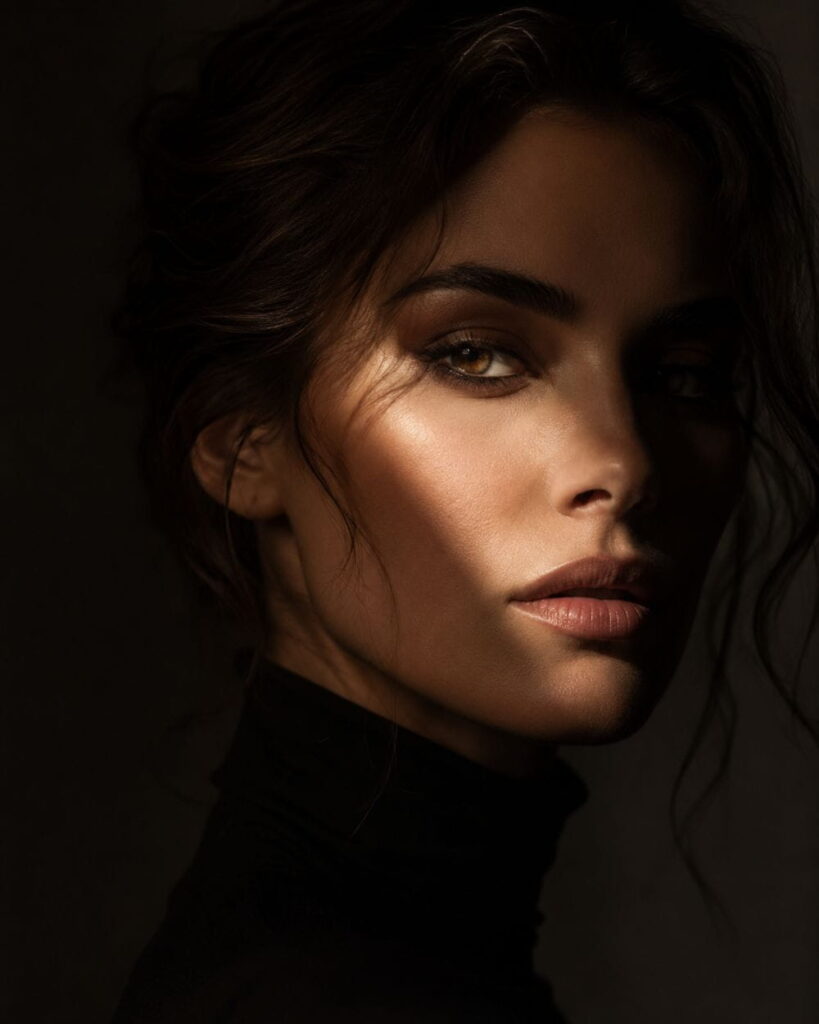 Rembrandt Lighting Fashion Photography Example Rembrandt lighting technique used in fashion photography