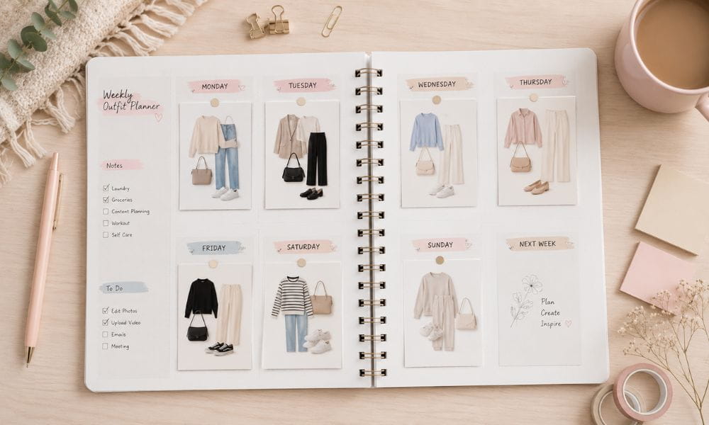 Weekly Reel content calendar Weekly content calendar for fashion Reel planning