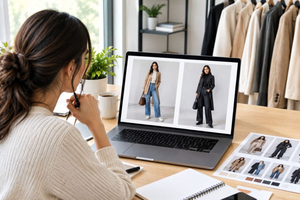 AI fashion model generator online A/B testing
