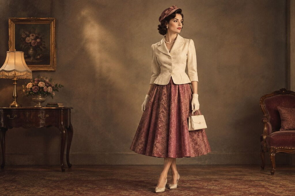 best vintage fashion AI prompts template