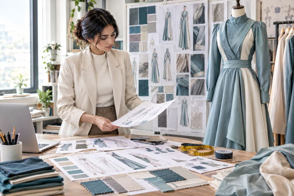 AI-Assisted Fashion Design Specifications AI fashion design prompts for garment specifications
