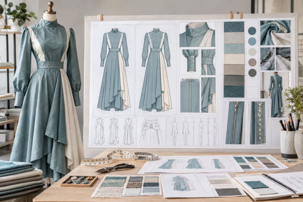 Turn AI Fashion Designs Into a Tech Pack AI fashion design prompts tech pack