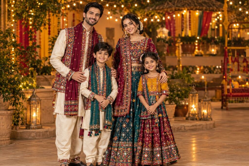 Navratri Fashion Content Creator Visual Navratri fashion editorial setup for creators and boutique inspiration